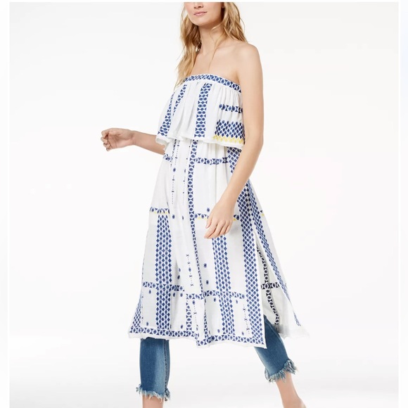 Free People Dresses & Skirts - Free People Wild Romance Embroidered Dress in Ivory. Women’s Medium